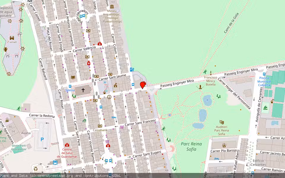 Mapa de Subasta Inmueble (Local comercial) en Guardamar Del Segura, Alicante/Alacant