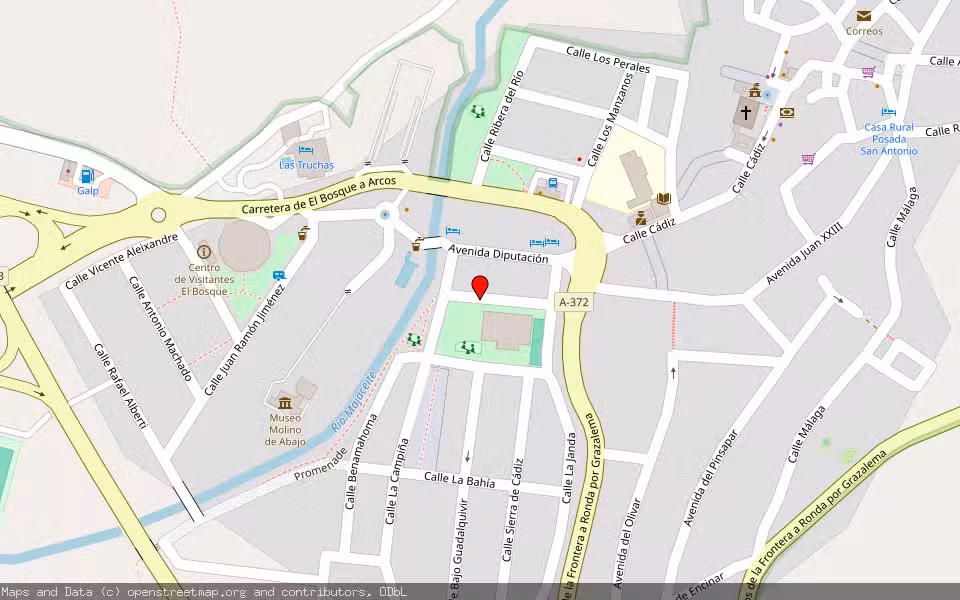 Mapa de Subasta Inmueble (Finca rústica) en Zahara De La Sierra, Cádiz