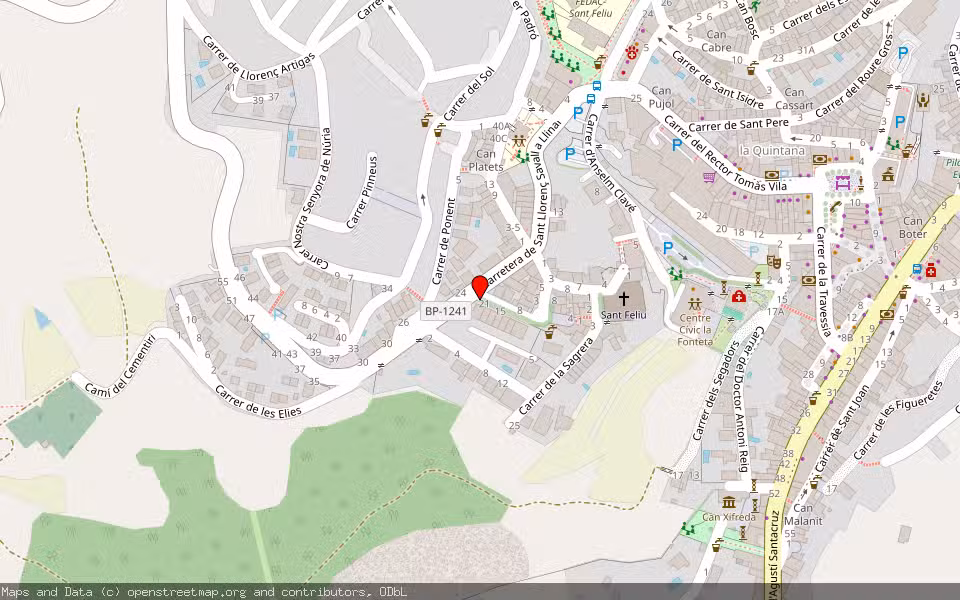 Mapa de Subasta Inmueble (Vivienda) en Sant Feliu De Codines, Barcelona