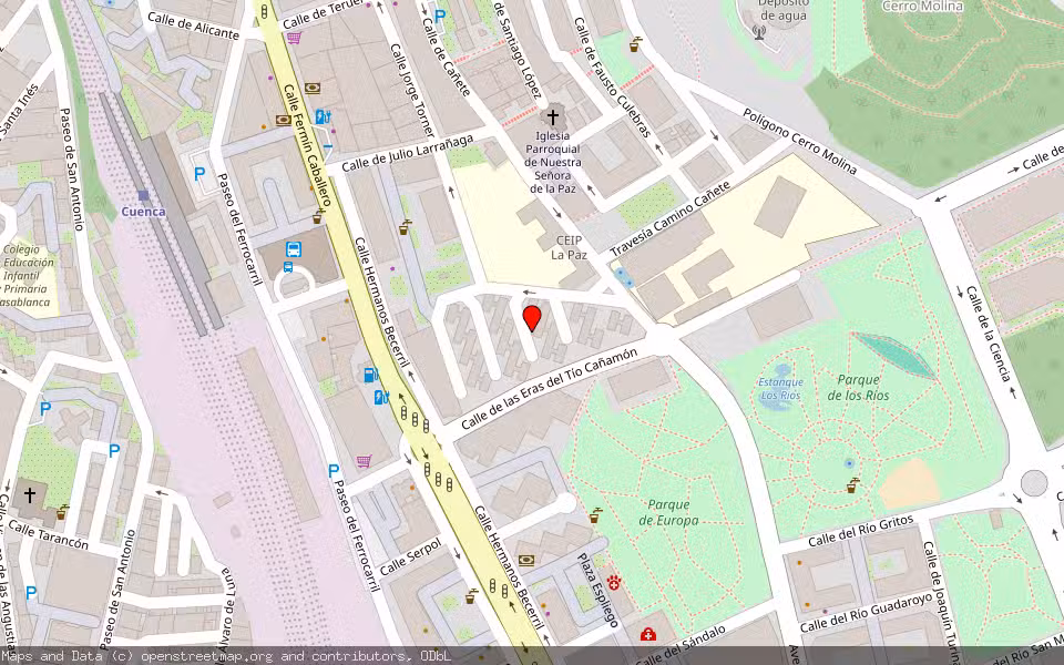 Mapa de Subasta Inmueble (Vivienda) en Cuenca