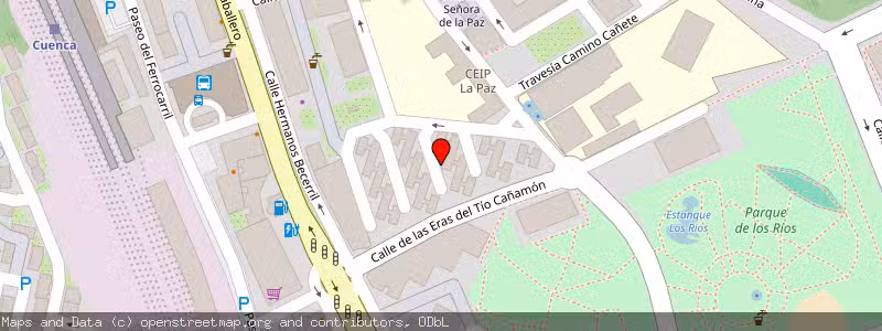 Mapa de Subasta de Inmueble (Vivienda) en Cuenca, Cuenca 