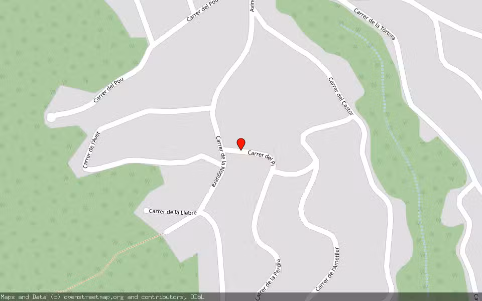 Mapa de Subasta Inmueble (Solar) en Riudarenes, Girona