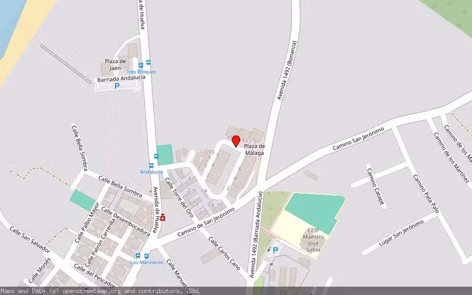 Mapa de Subasta Inmueble (Vivienda) en Sanlucar De Barrameda, Cádiz