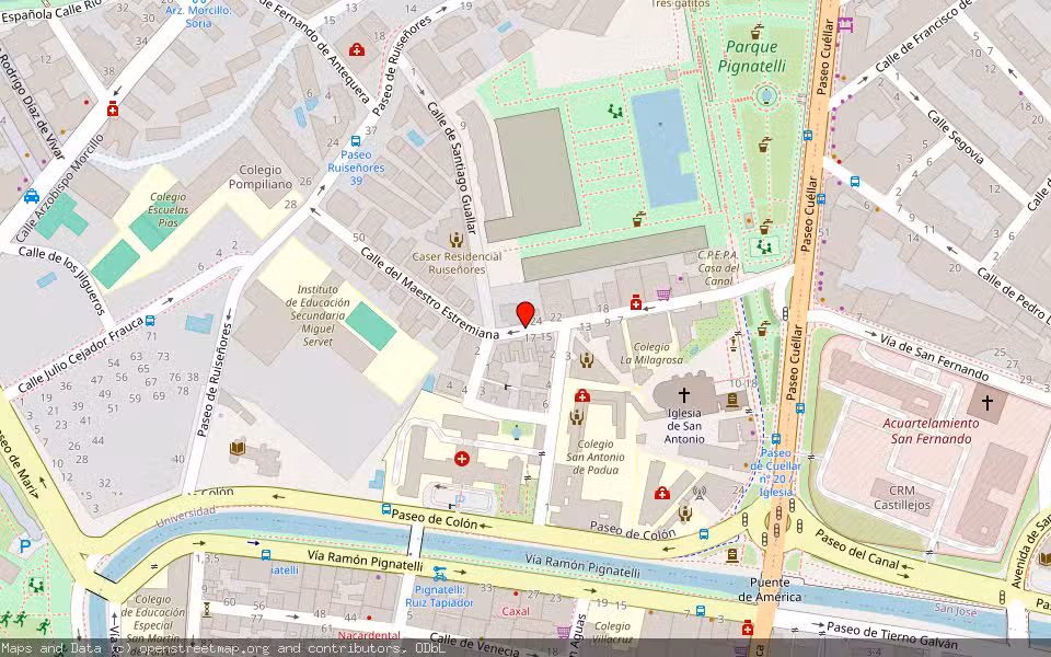 Mapa de Subasta Inmueble (Vivienda) en Zaragoza