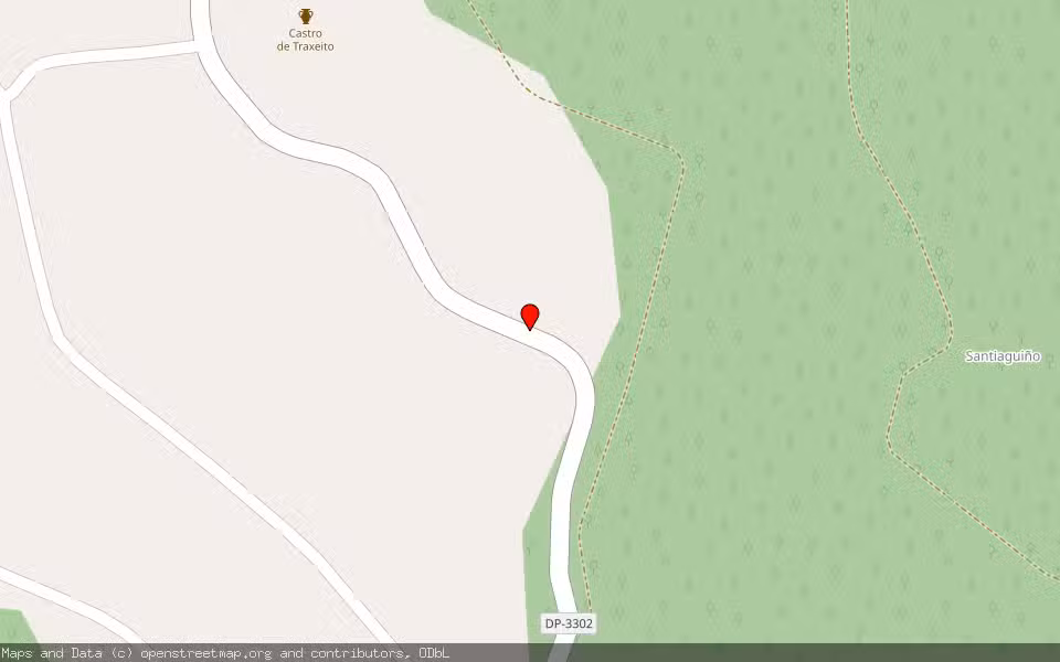 Mapa de Subasta Inmueble (Finca rústica) en Dodro, A Coruña