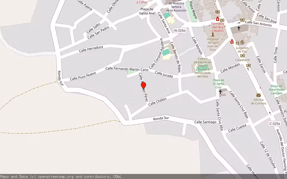 Mapa de Subasta Inmueble (Vivienda) en Bujalance, Córdoba