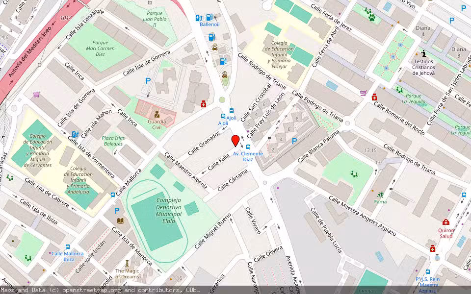 Mapa de Subasta Inmueble (Vivienda) en 37008, Salamanca