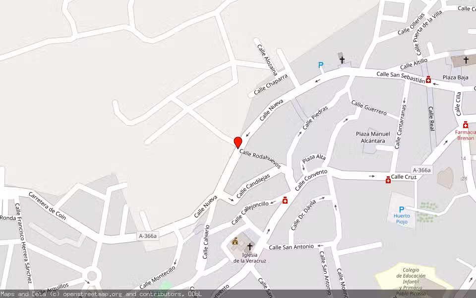 Mapa de Subasta Inmueble (Finca rústica) en Coin, Málaga
