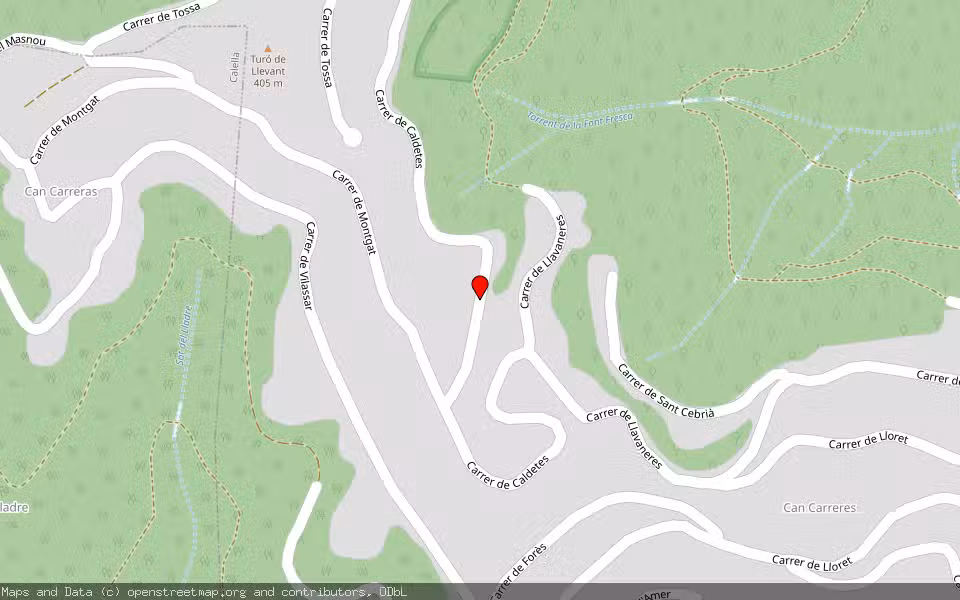 Mapa de Subasta Inmueble (Vivienda) en Pineda De Mar, Barcelona
