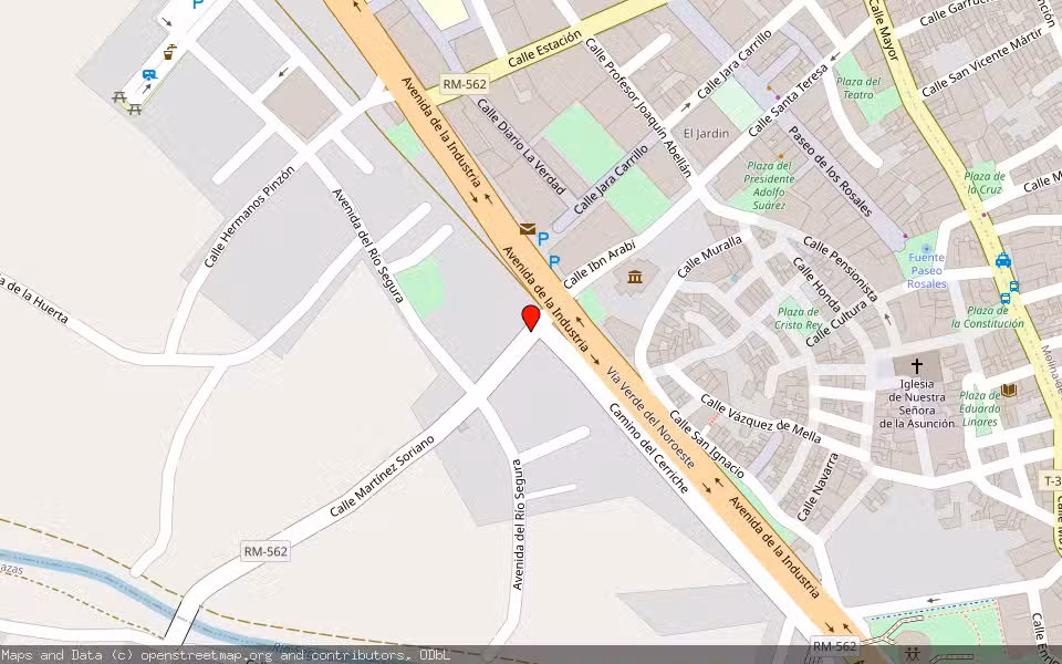 Mapa de Subasta Inmueble (Solar) en Molina De Segura, Murcia