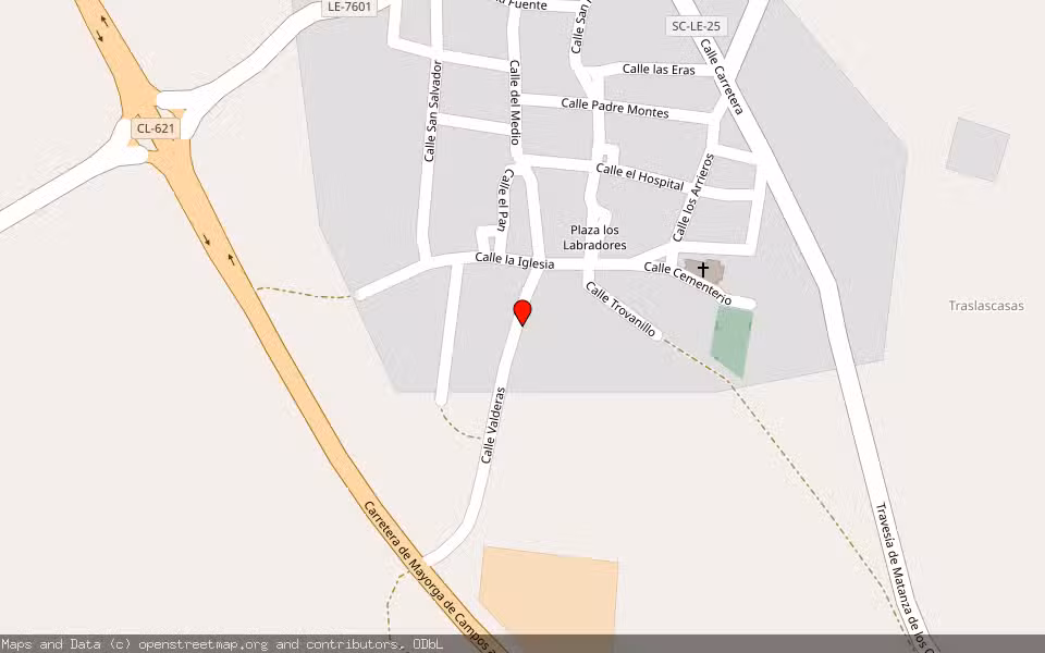 Mapa de Subasta Inmueble (Finca rústica) en Izagre, León