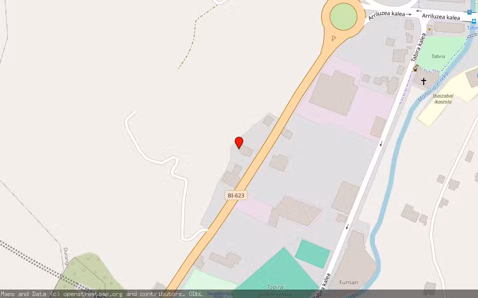 Mapa de Subasta Inmueble (Vivienda) en Durango, Bizkaia
