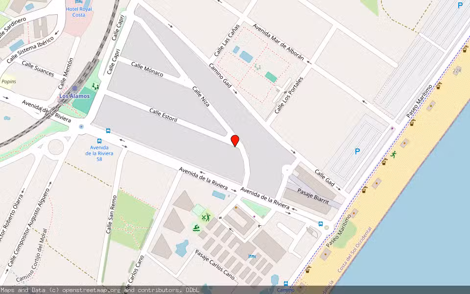 Mapa de Subasta Inmueble (Vivienda) en Torremolinos, Málaga