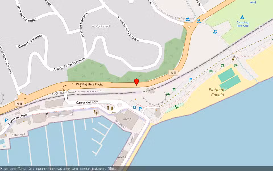 Mapa de Subasta Inmueble (Vivienda) en Arenys De Mar, Barcelona