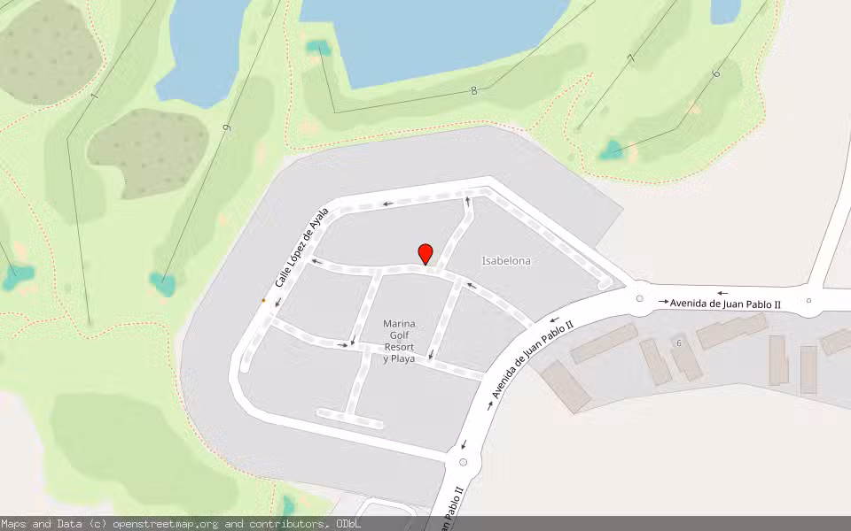 Mapa de Subasta Inmueble (Vivienda) en Ayamonte, Huelva