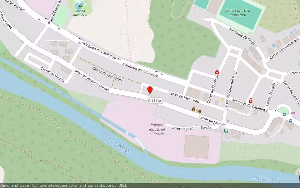 Mapa de Subasta Inmueble (Vivienda) en Castellbell I El Vilar, Barcelona