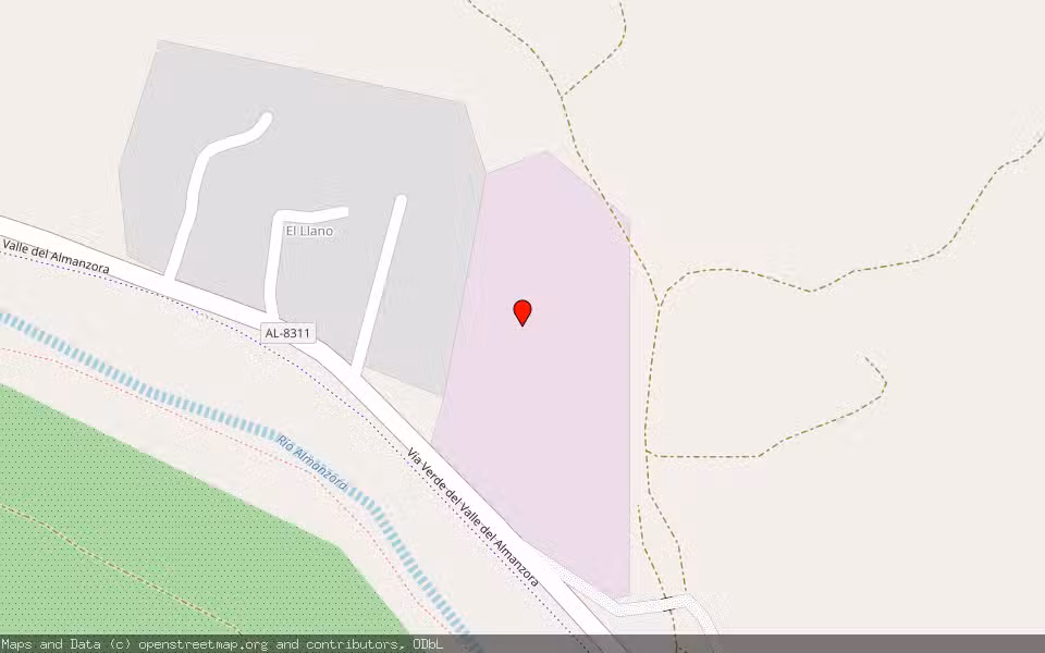 Mapa de Subasta Inmueble (Finca rústica) en Cantoria, Almería