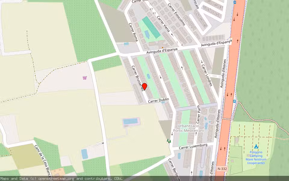 Mapa de Subasta Inmueble (Vivienda) en Guardamar Del Segura, Alicante/Alacant