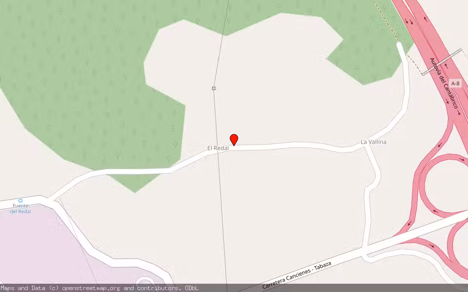 Mapa de Subasta Inmueble (Finca rústica) en Carreño, Asturias