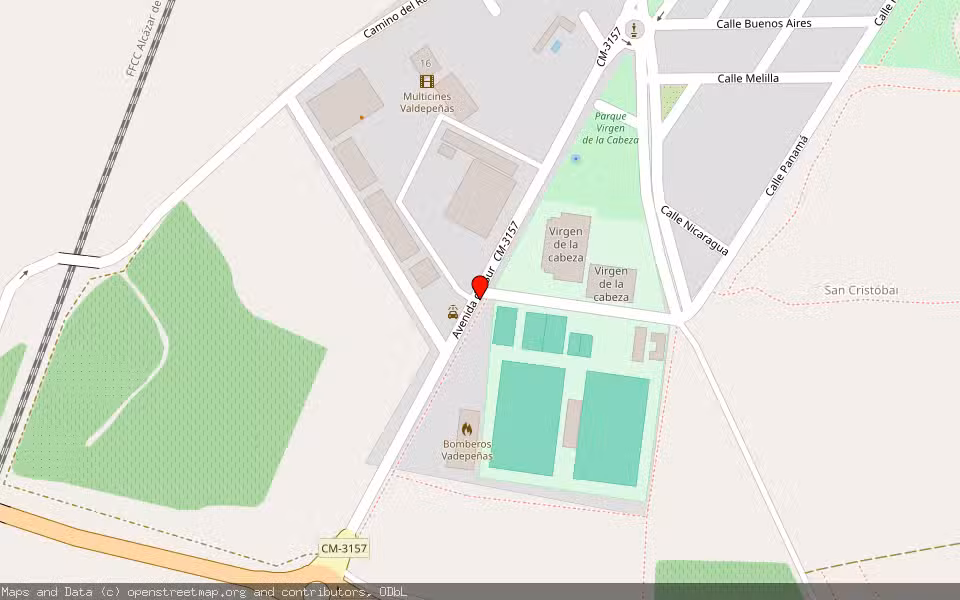 Mapa de Subasta Inmueble (Solar) en Valdepeñas, Ciudad Real
