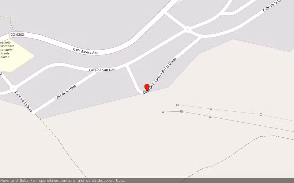 Mapa de Subasta Inmueble (Solar) en Puente Genil, Córdoba