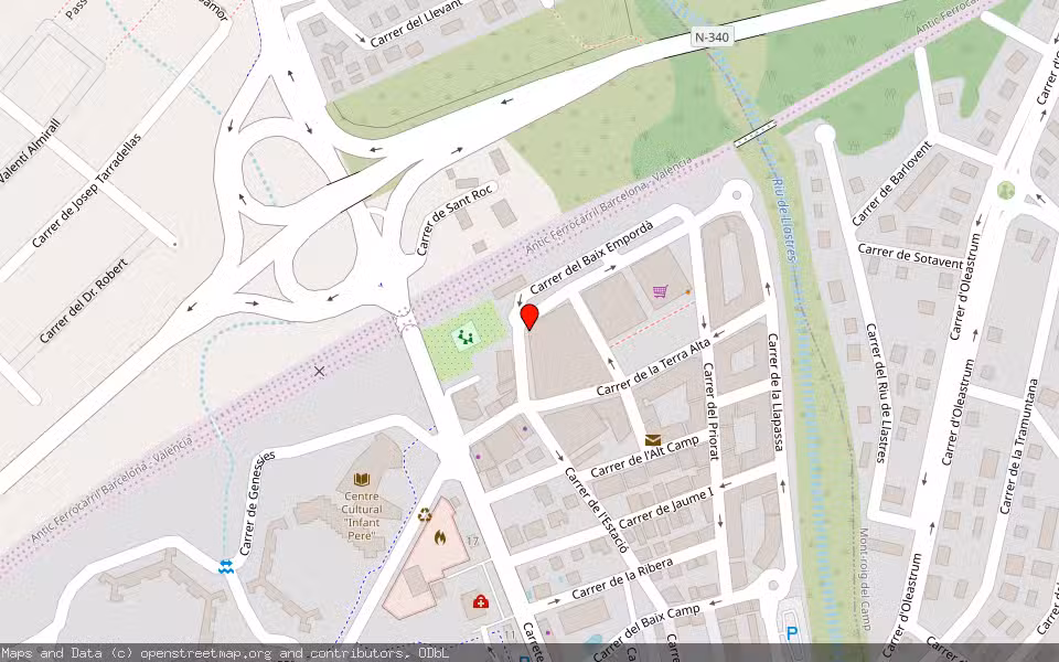 Mapa de Subasta Inmueble (Vivienda) en Vandellos I L¿hospitalet, Tarragona