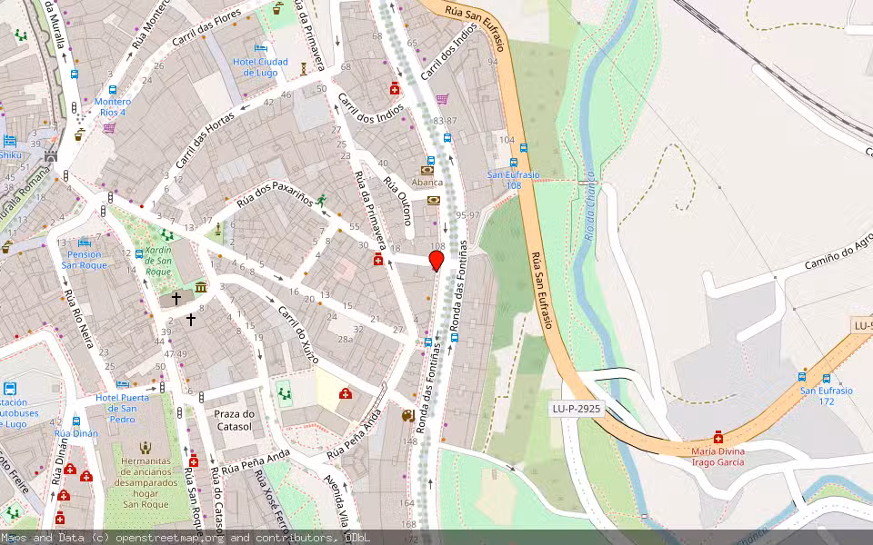 Mapa de Subasta Inmueble (Vivienda) en Lugo