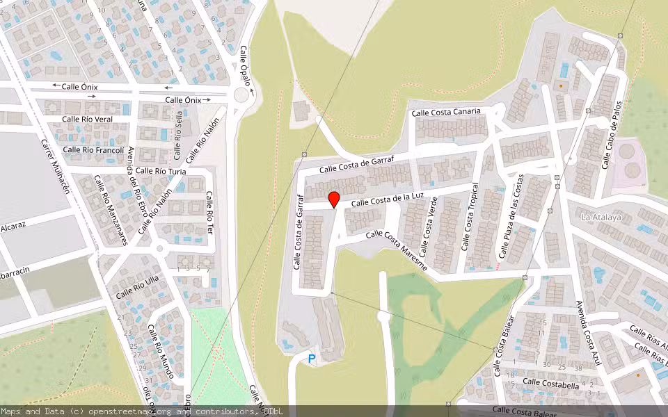 Mapa de Subasta Inmueble (Vivienda) en Rojales, Alicante/Alacant