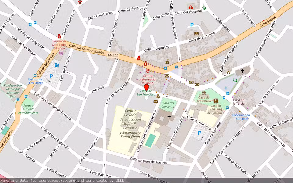 Mapa de Subasta Inmueble (Vivienda) en Villarejo De Salvanes, Madrid
