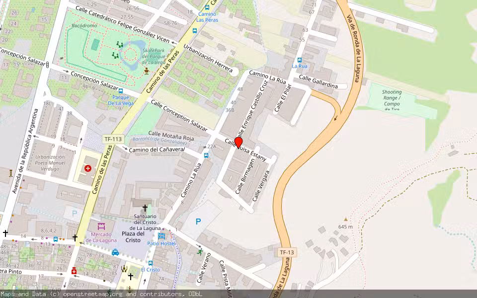 Mapa de Subasta Inmueble (Vivienda) en Tegueste, Santa Cruz de Tenerife