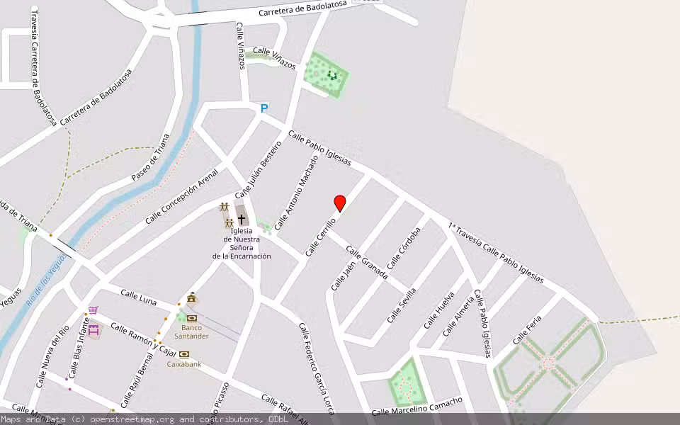 Mapa de Subasta Inmueble (Vivienda) en Casariche, Sevilla