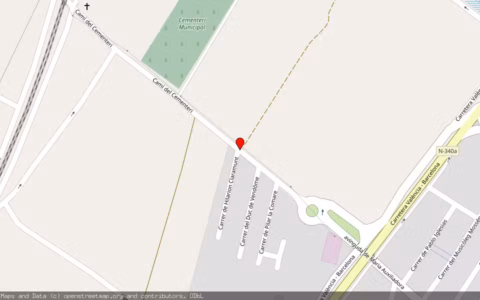 Mapa de Subasta Inmueble (Garaje) en Vinaròs, Castellón/Castelló