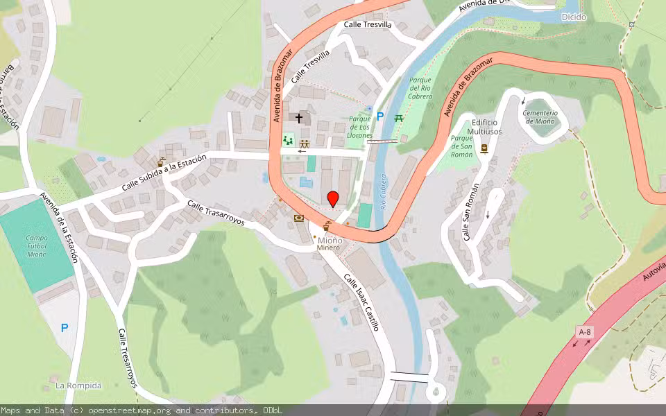 Mapa de Subasta Inmueble (Vivienda) en Mioño, Cantabria