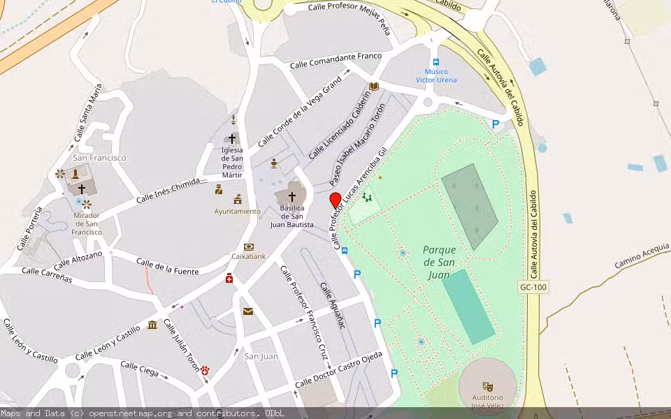 Mapa de Subasta Inmueble (Vivienda) en Telde, Las Palmas