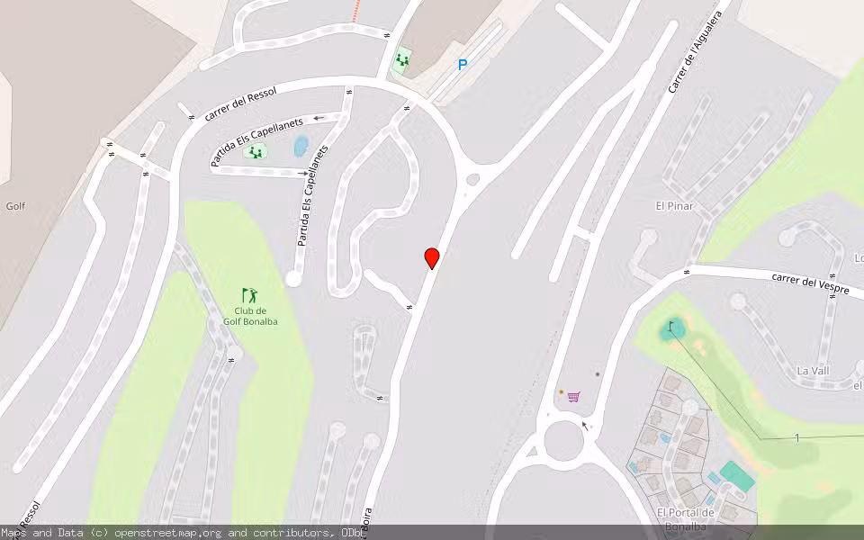 Mapa de Subasta Inmueble (Garaje) en Mutxamel, Alicante/Alacant