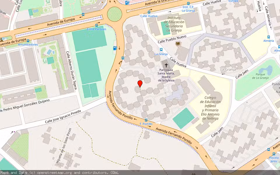 Mapa de Subasta Inmueble (Vivienda) en Jerez De La Frontera, Cádiz