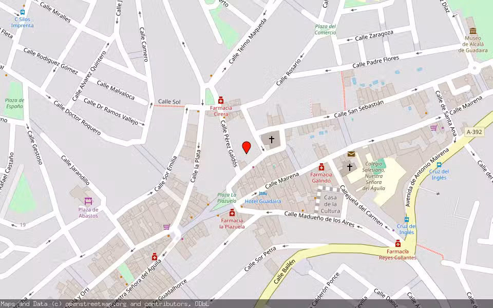 Mapa de Subasta Inmueble (Vivienda) en Alcala De Guadaira, Sevilla