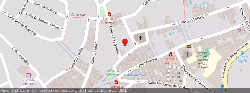 Mapa de Subasta de Inmueble (Vivienda) en Alcala De Guadaira, Sevilla 