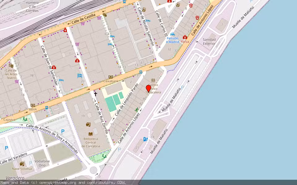 Mapa de Subasta Inmueble (Otros) en Santander, Cantabria