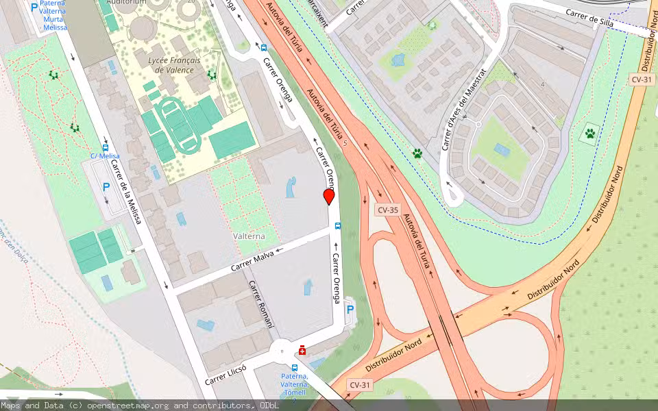 Mapa de Subasta Inmueble (Vivienda) en Paterna, Valencia/València
