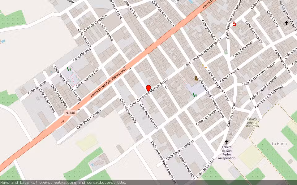 Mapa de Subasta Inmueble (Local comercial) en Albatera, Alicante/Alacant