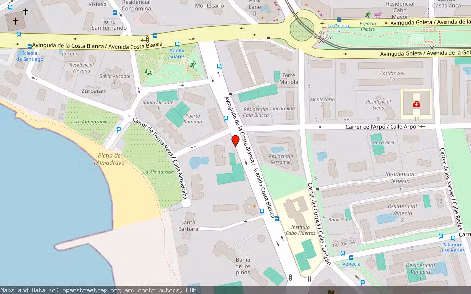 Mapa de Subasta Inmueble (Garaje) en Alacant-alicante, Alicante/Alacant