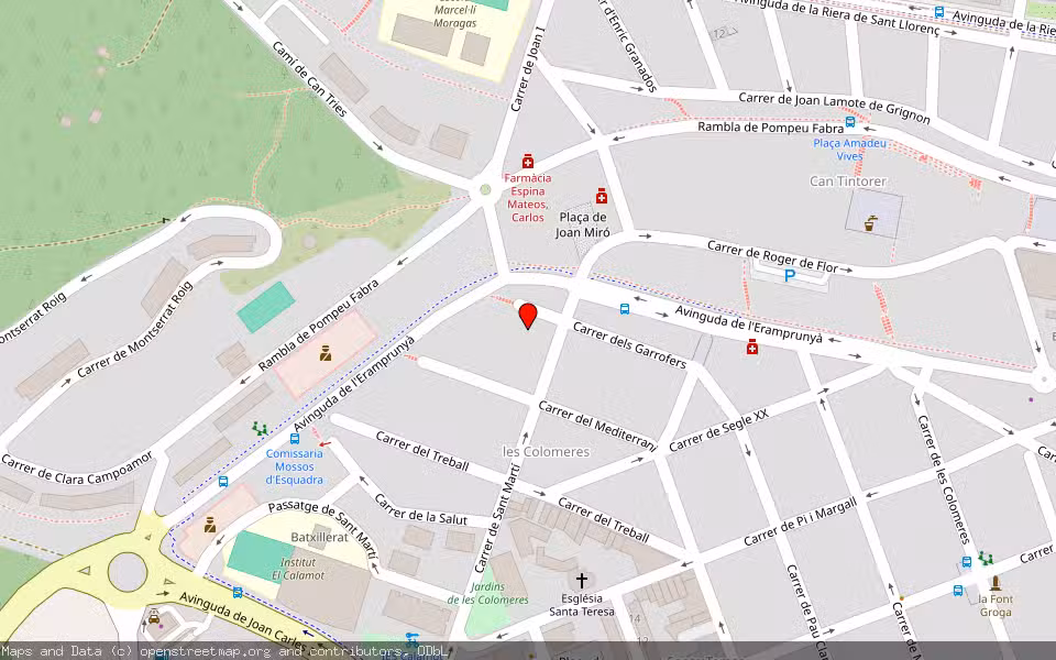 Mapa de Subasta Inmueble (Vivienda) en Gavà, Barcelona