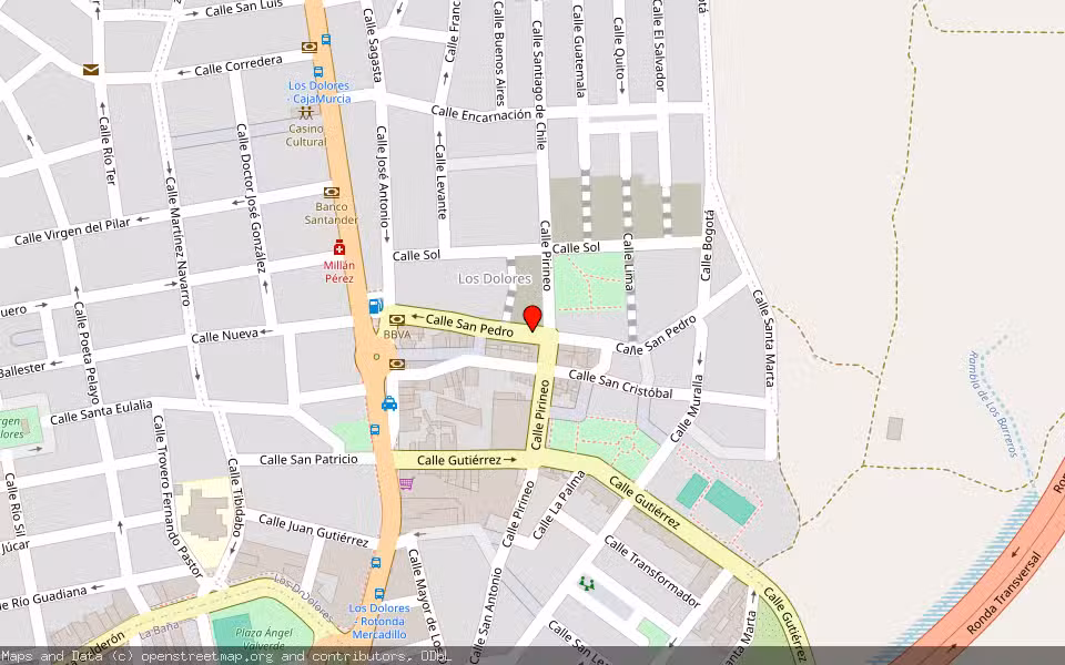 Mapa de Subasta Inmueble (Vivienda) en Cartagena, Murcia