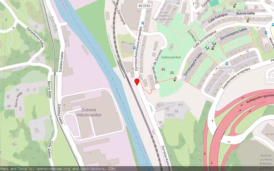 Mapa de Subasta Inmueble (Vivienda) en Bilbao, Bizkaia
