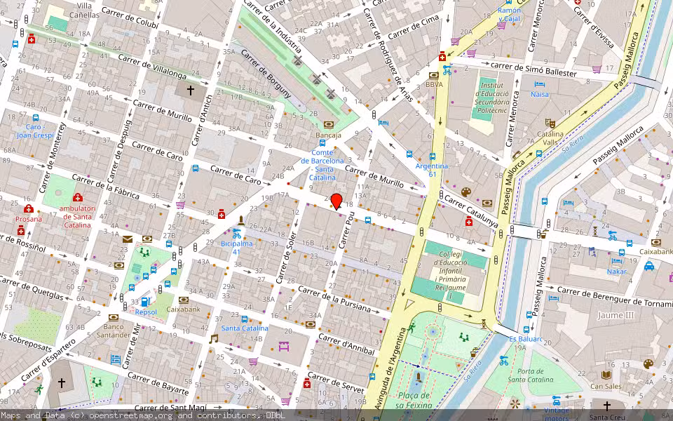 Mapa de Subasta Inmueble (Garaje) en Palma, Illes Balears