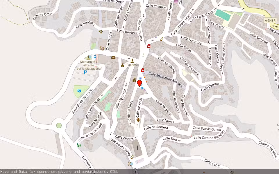 Mapa de Subasta Inmueble (Finca rústica) en Álora, Málaga