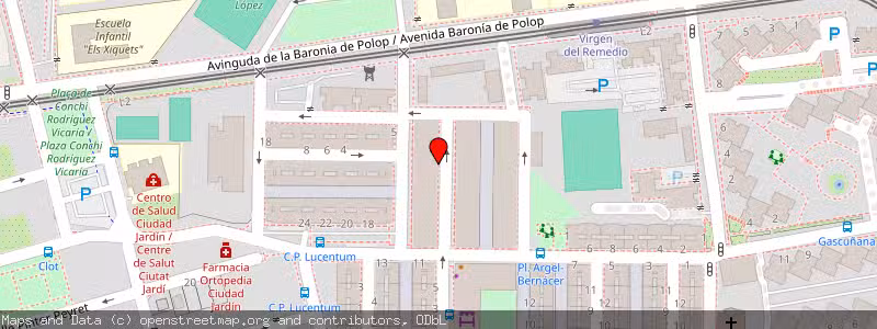 Mapa de Subasta de Inmueble (Vivienda) en Alicante, Alicante 