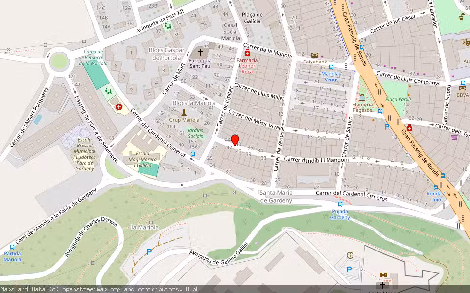 Mapa de Subasta Inmueble (Vivienda) en Lleida
