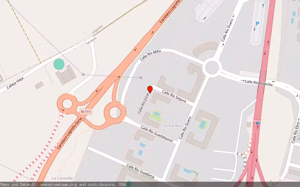 Mapa de Subasta Inmueble (Vivienda) en Logroño, La Rioja